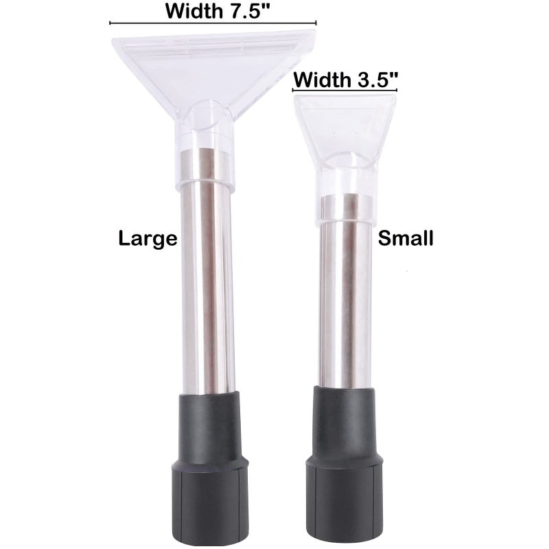 RosyOcean Shop Vac Extractor Attachment for Upholstery & Carpet Cleaning Accessory Hand Wand with Viewing Head Auto Detailing Vacuum Head Hand Tool for Truck Mount & portable Extractor Vacuum Cleaner - Image 4